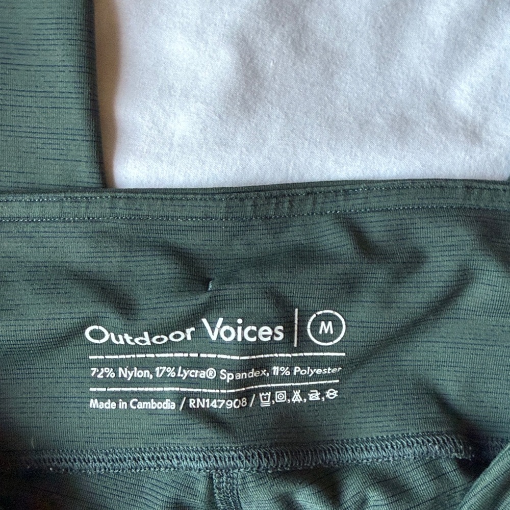 Outdoor Voices Forest Green Leggings - Picture 8 of 9